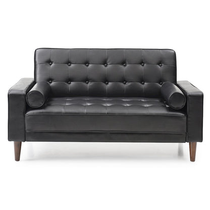 Glory Furniture Andrews Loveseat Bed in Black Color