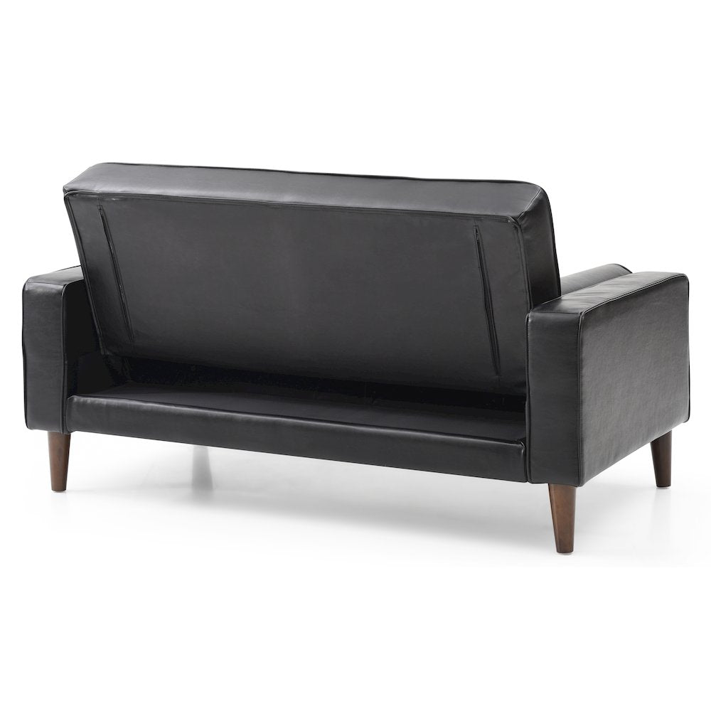 Glory Furniture Andrews Loveseat Bed in Black Color