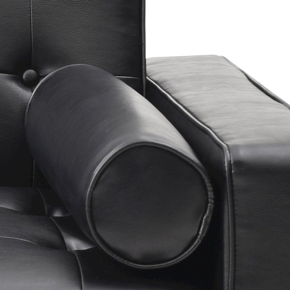 Glory Furniture Andrews Loveseat Bed in Black Color