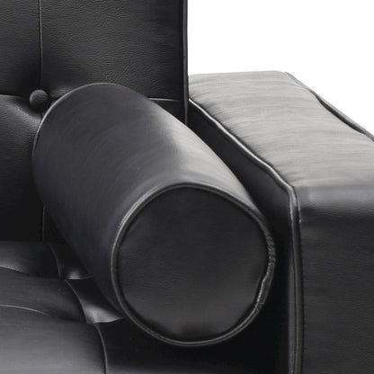 Glory Furniture Andrews Loveseat Bed in Black Color