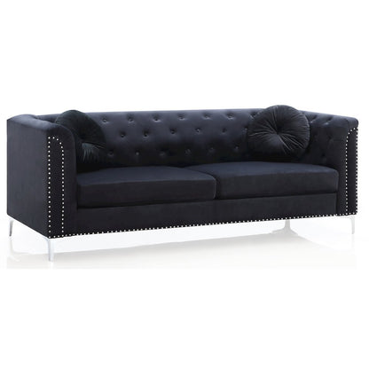 Glory Furniture Pompano Sofa in Black Color