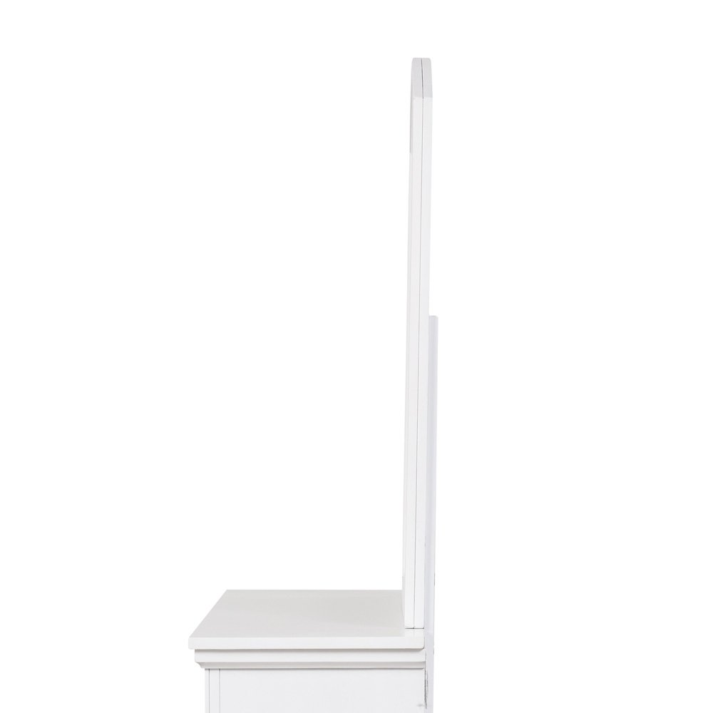 Glory Furniture Meade Mirror in White Color