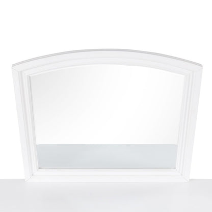 Glory Furniture Meade Mirror in White Color