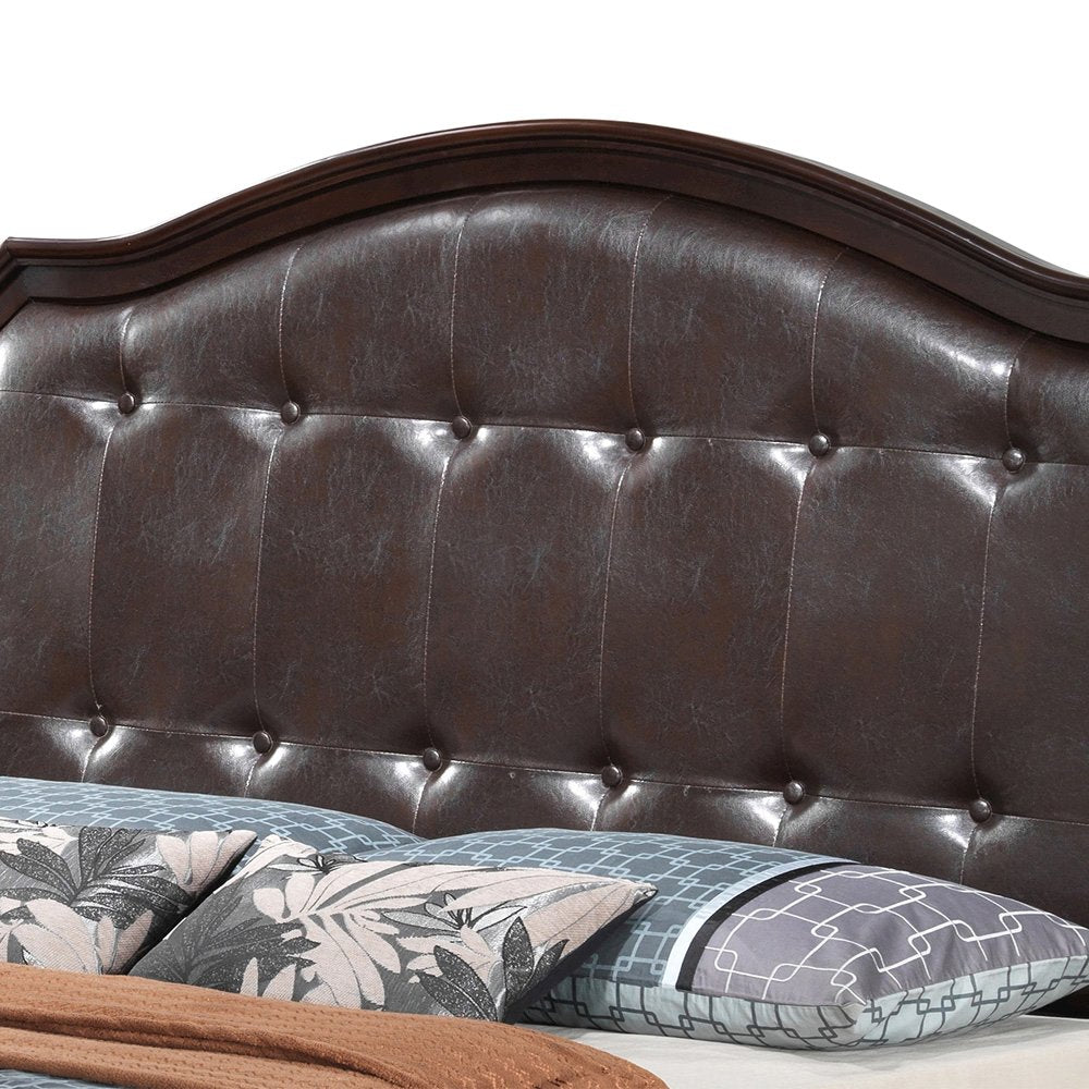 Glory Furniture Triton Queen Bed in Cappuccino Color