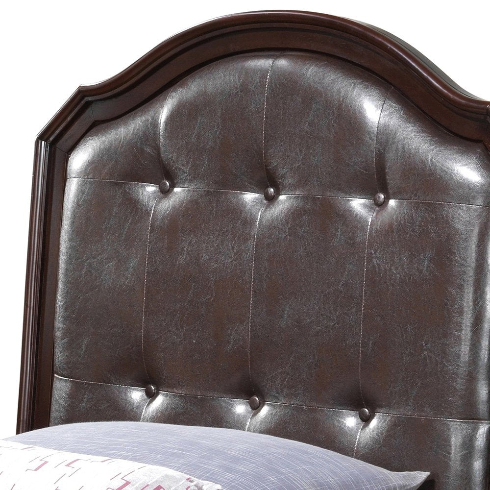 Glory Furniture Triton Twin Bed in Cappuccino Color