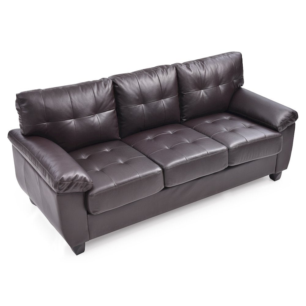 Glory Furniture Gallant Sofa in Cappuccino Color