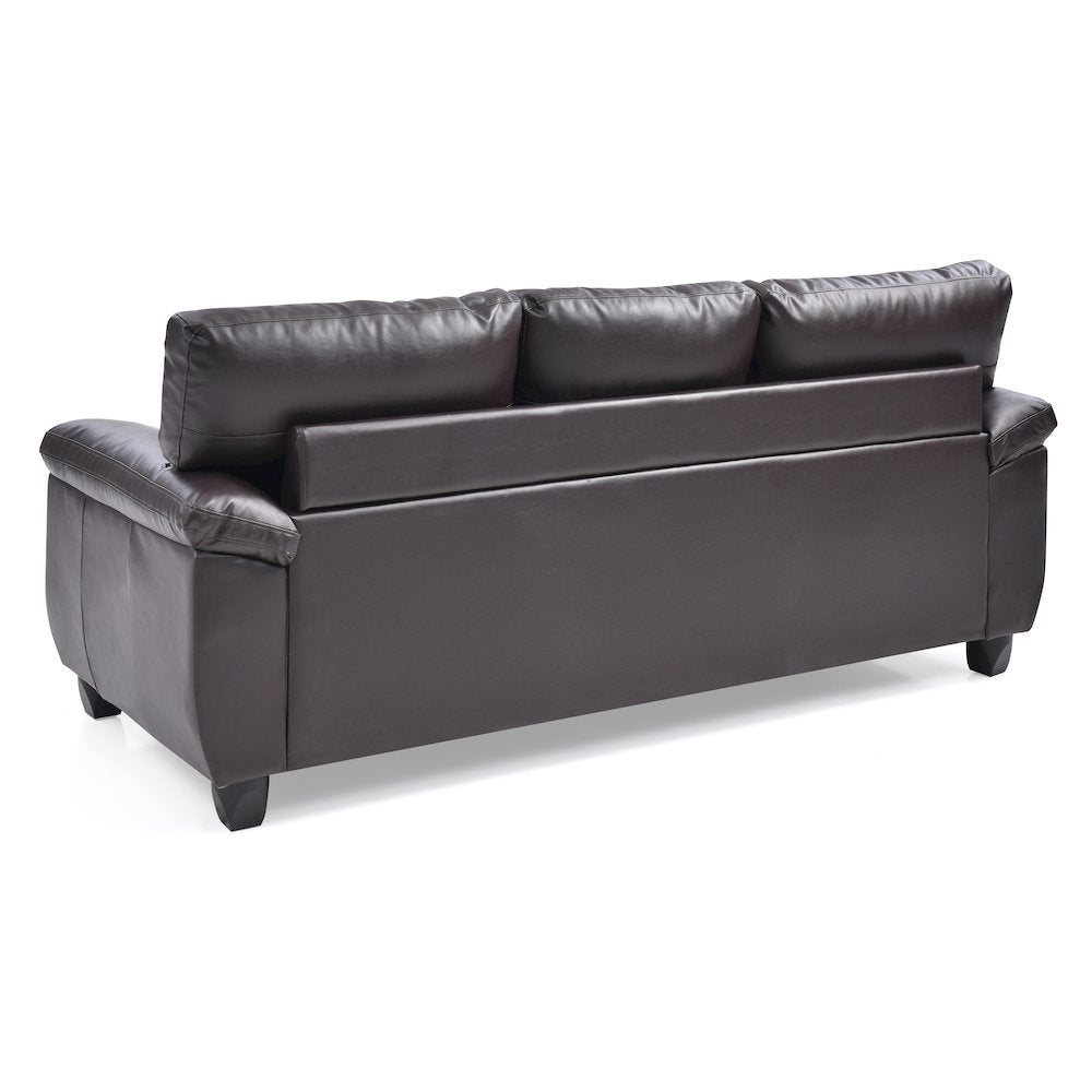 Glory Furniture Gallant Sofa in Cappuccino Color