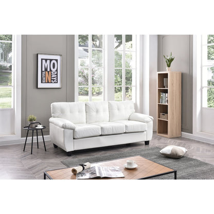 Glory Furniture Gallant Sofa in White Color