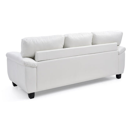 Glory Furniture Gallant Sofa in White Color
