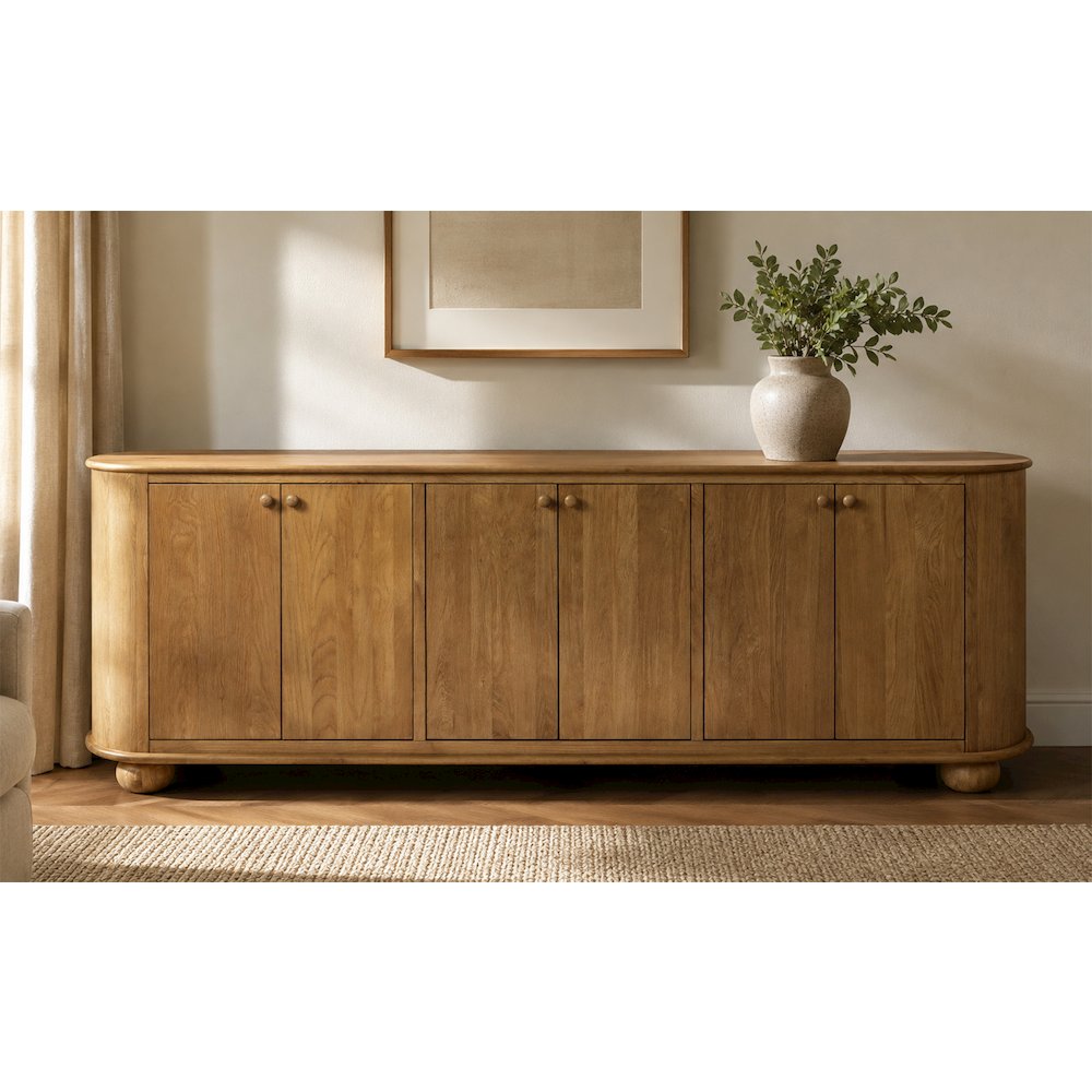 Astrid 6-Door Sideboard in Natural
