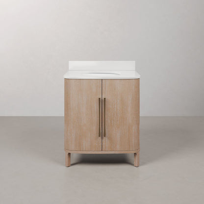 Cirilla 30 In. Single Sink Pre-Assembled Transitional Style Bathroom Vanity