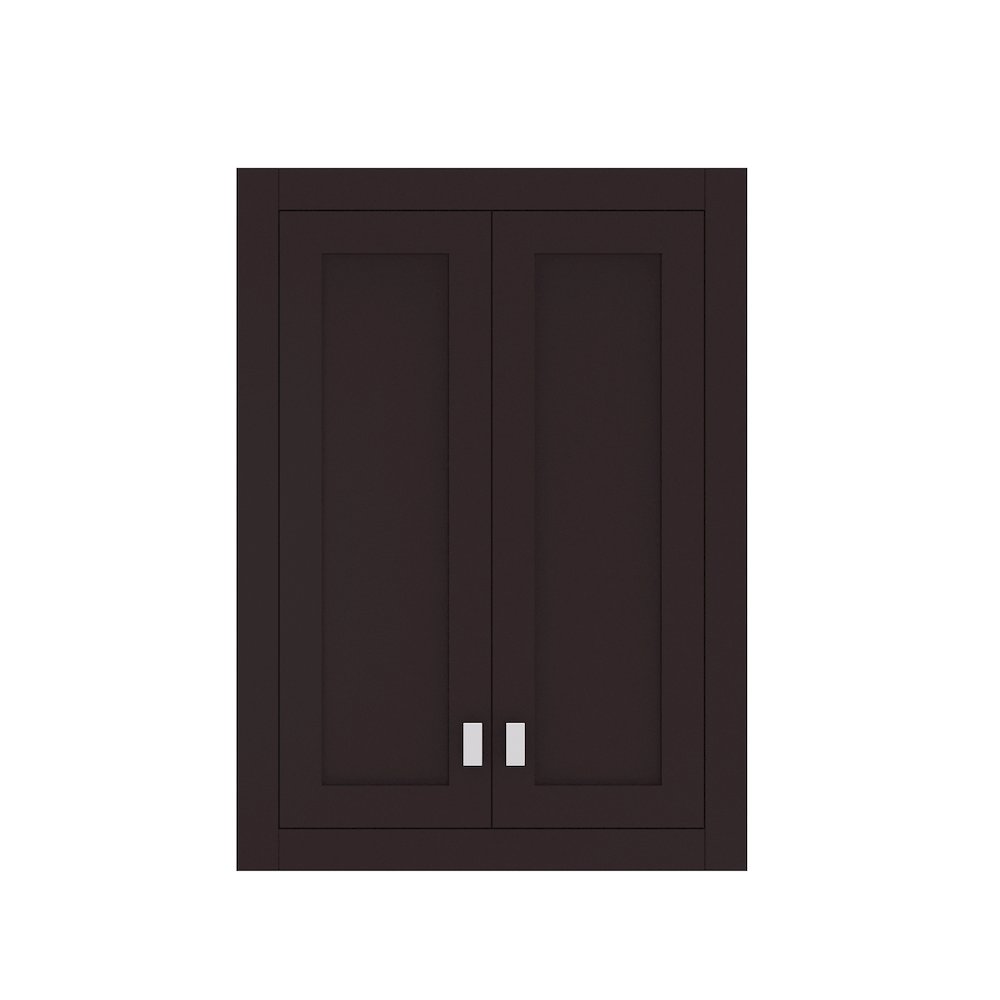 Bath Storage Wall Cabinet in Espresso
