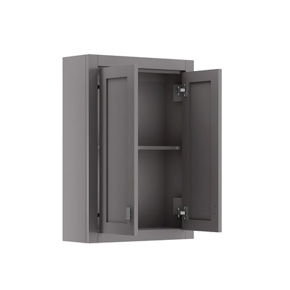 Bath Storage Wall Cabinet in Cashmere Grey