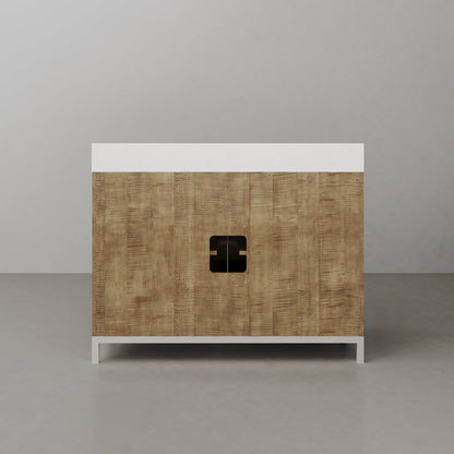 Westin 48 In. Single sink Whitebrook Quartz Countertop Bath Vanity
