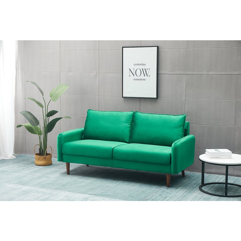 Jadier Velvet Living Room Sofa