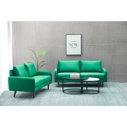 Jadier Velvet 2-piece Living Room Set