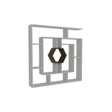 Labrina Bookcase White&Walnut