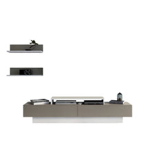 Lusi Tv Stand White&Coffee