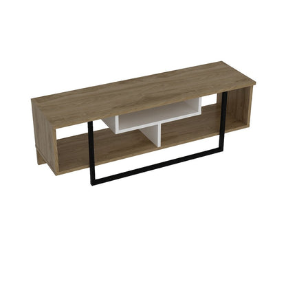 Asal 47'' Tv Stand - Oud Oak & White