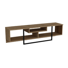 Asal 59'' Tv Stand - Walnut & Black