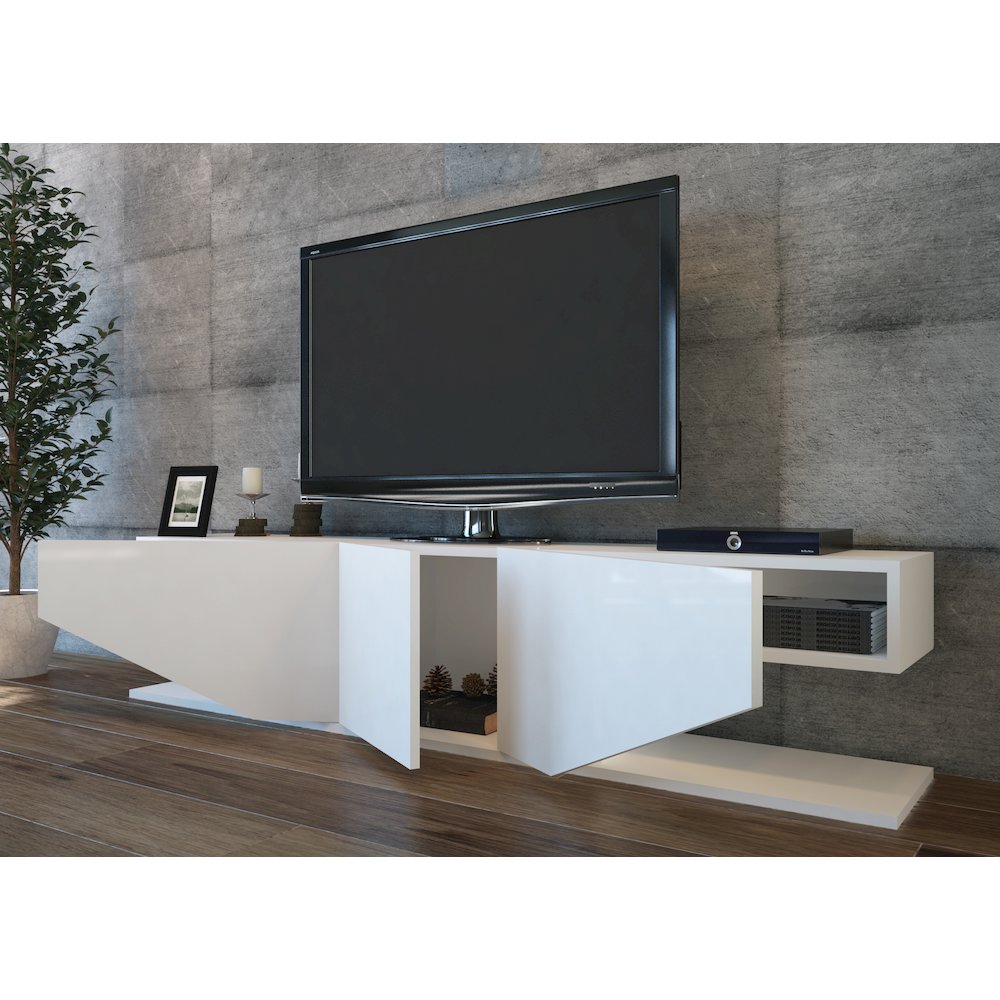 Incia 71'' Tv Stand  - Gloss White