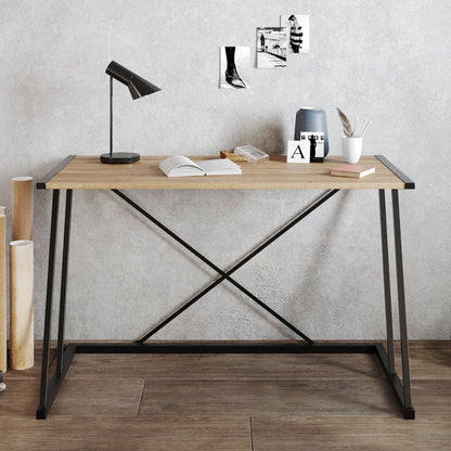 Anemon Computer Desk - Black&Walnut