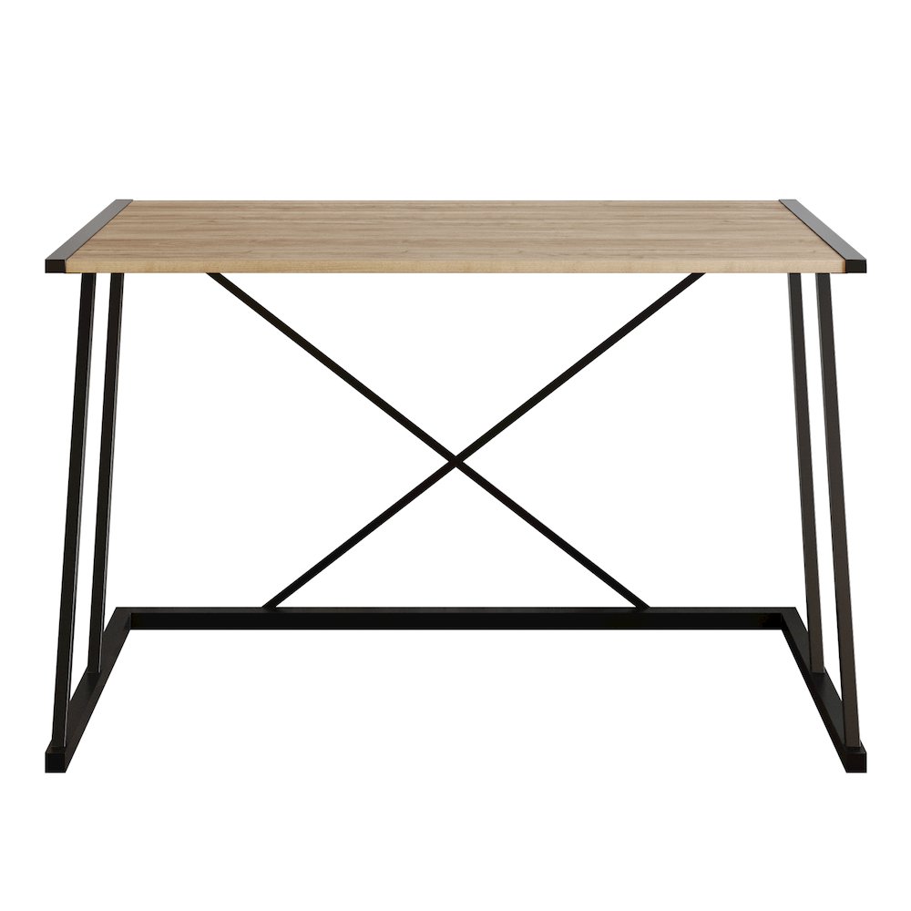 Anemon Computer Desk - Black&Walnut
