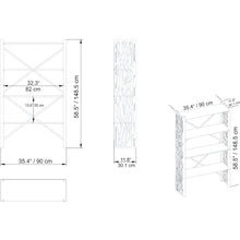 Merkel Bookshelf-White Bendire
