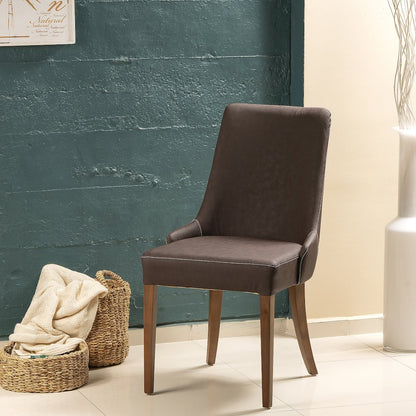 Golden Chair-Brown & Walnut