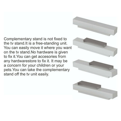 Lusi Tv Stand White&Coffee