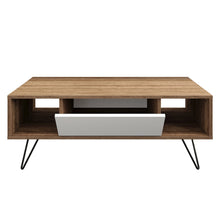 Mistico Coffee Table - Walnut & White