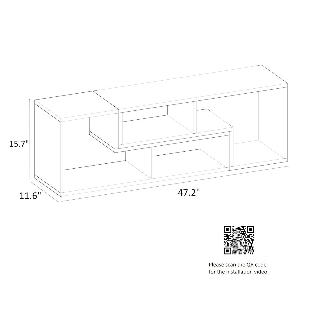 Cubicco Tv Stand White