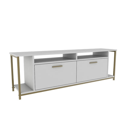 Omar Tv Stand - White Gold