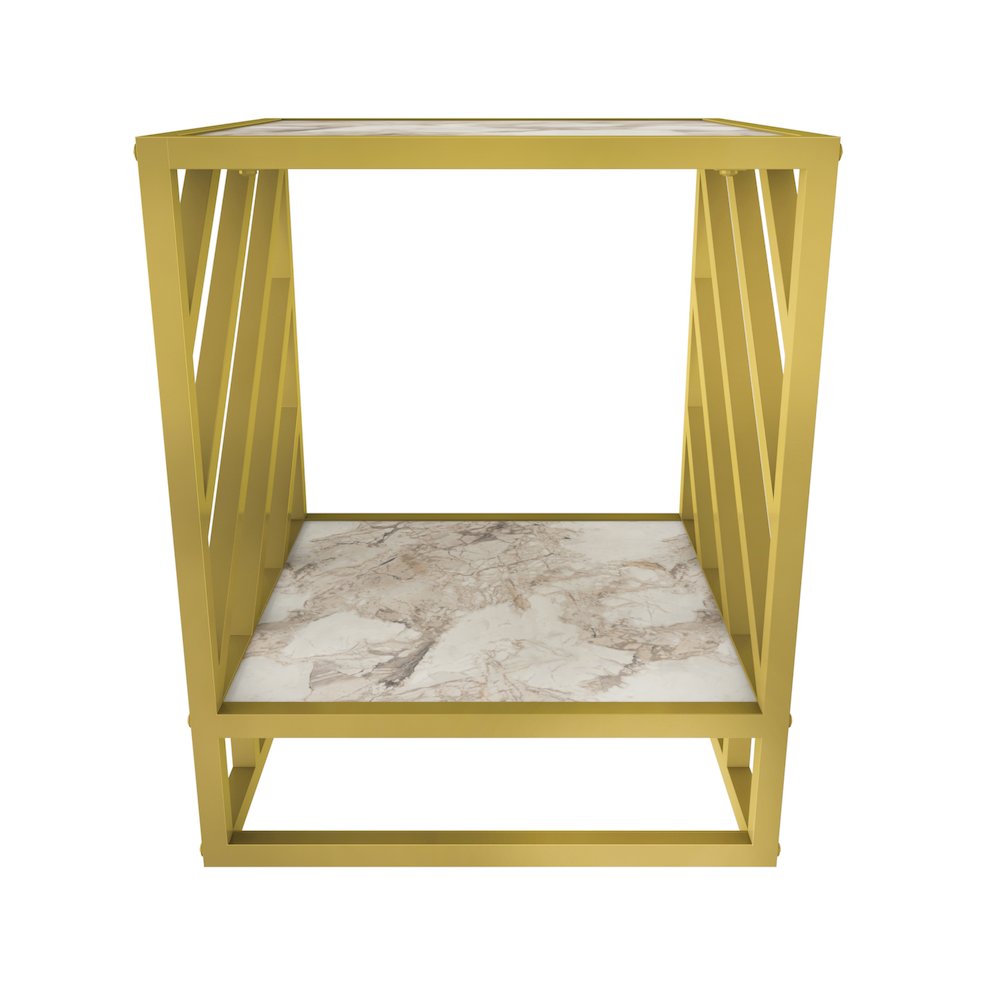 Norm Side Table - Ephesus Gold