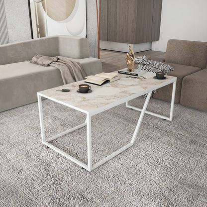 Wendy Coffee Table - Ephesus White