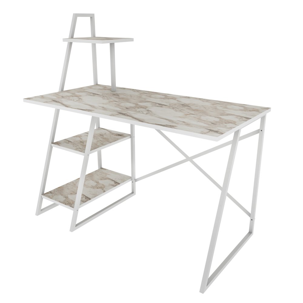 Admira Computer Desk - Ephesus White