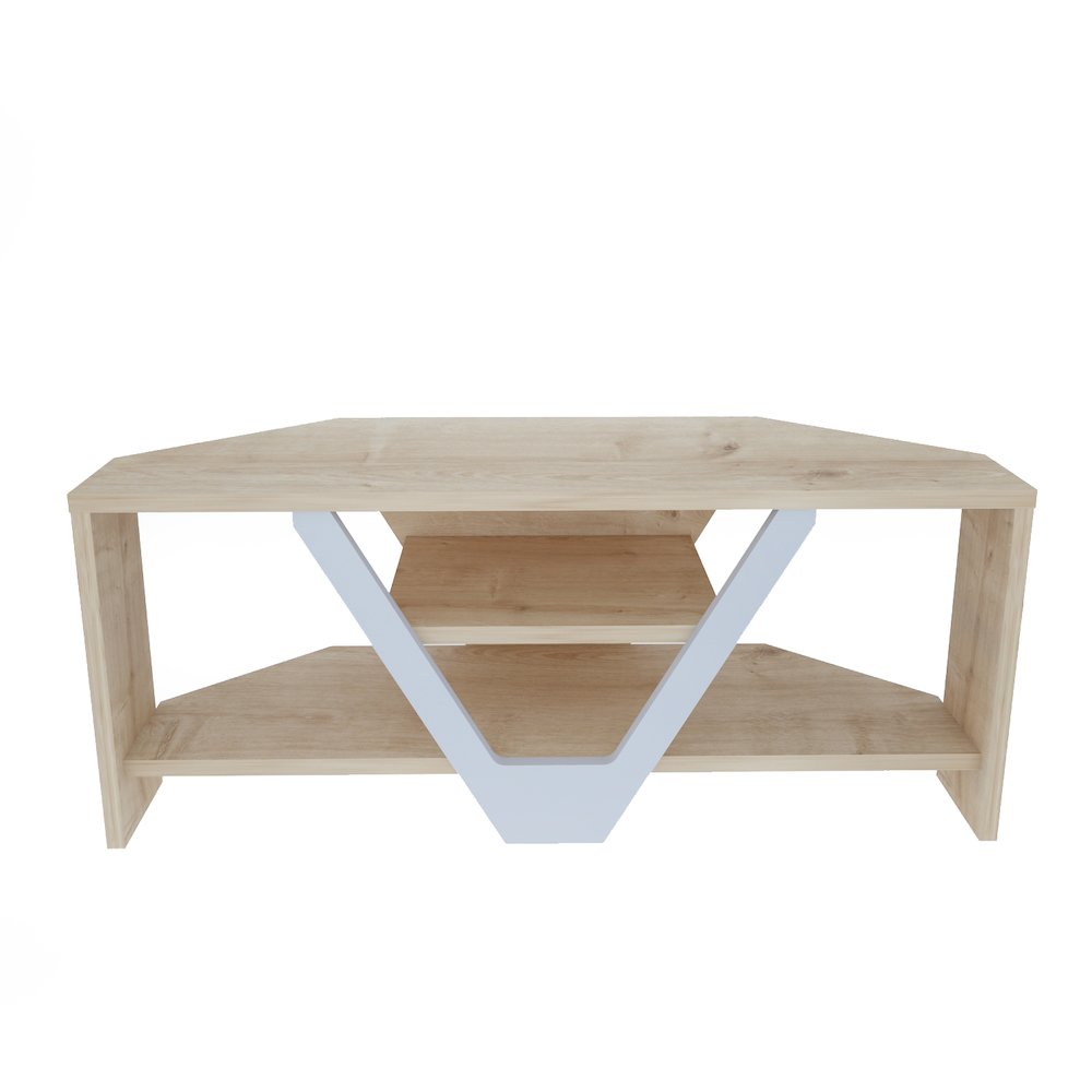 Karin Tv Stand - Sapphire Oak White