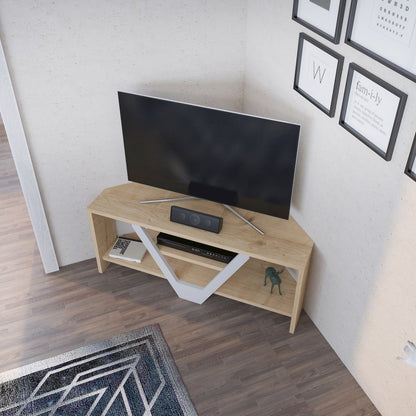 Karin Tv Stand - Sapphire Oak White