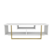 Asal 47" Tv Stand - White Gold