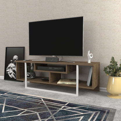 Asal 47" Tv  Stand - Walnut White