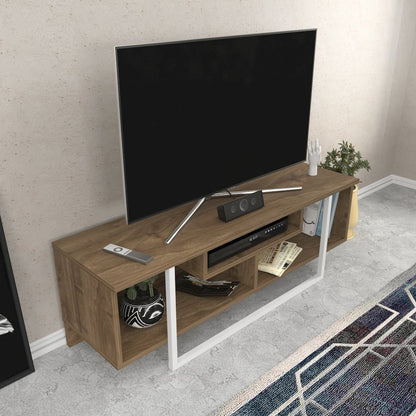 Asal 47" Tv  Stand - Walnut White