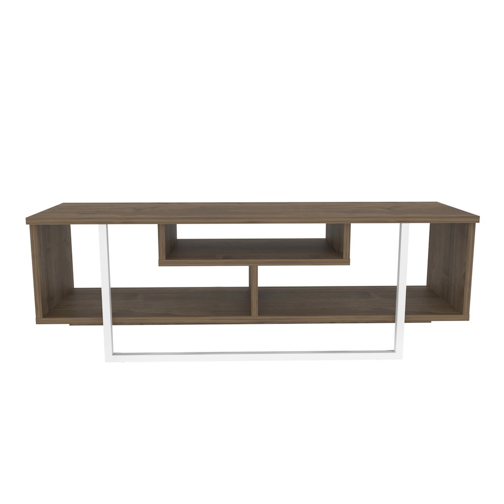 Asal 47" Tv  Stand - Walnut White