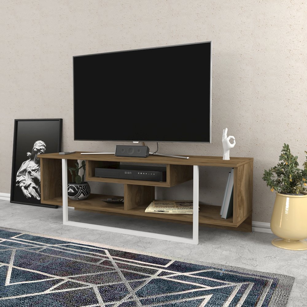 Asal 47" Tv Stand - Oud Oak White