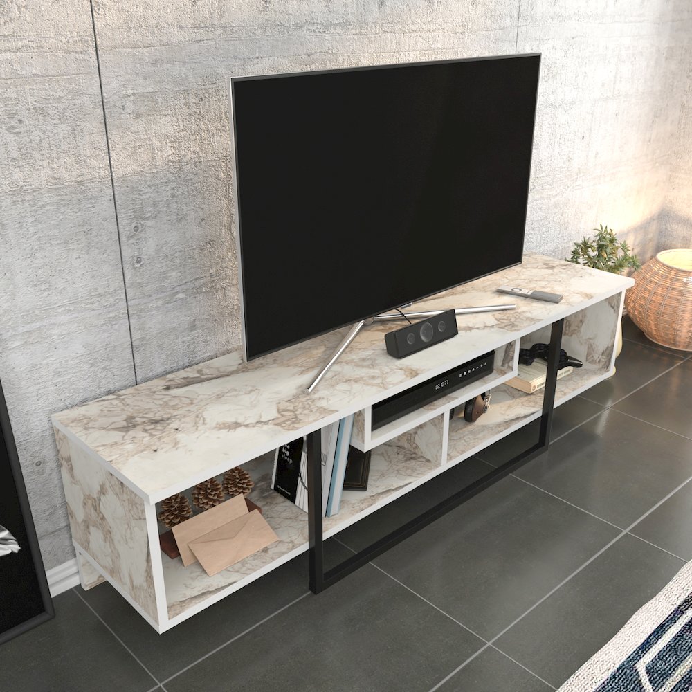 Asal 59" Tv Stand - Ephesus Black