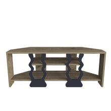 Firal Tv Stand - Oud Oak Black