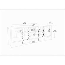 Firal Tv Stand - Oud Oak Black