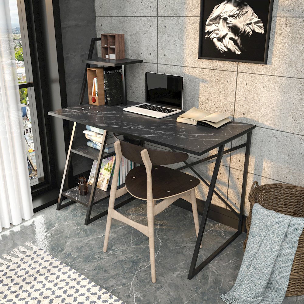 Admira Computer Desk - Bendire Black