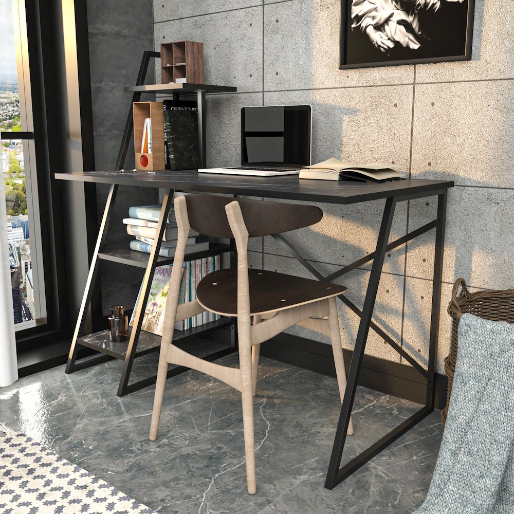 Admira Computer Desk - Bendire Black