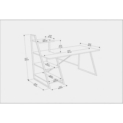 Admira Computer Desk - Bendire Black