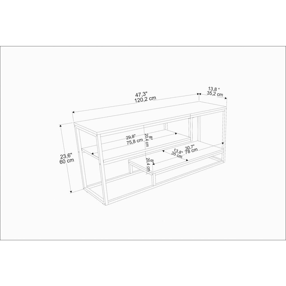 Lorin Tv Stand - Ephesus White